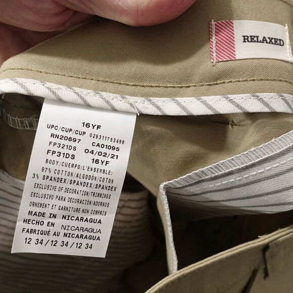 NWT DICKIES FOR WOMENS RELAXED FIT TAN PANTS WOMENS SIZE 12/34 12 34 NEW! - Picture 9 of 10